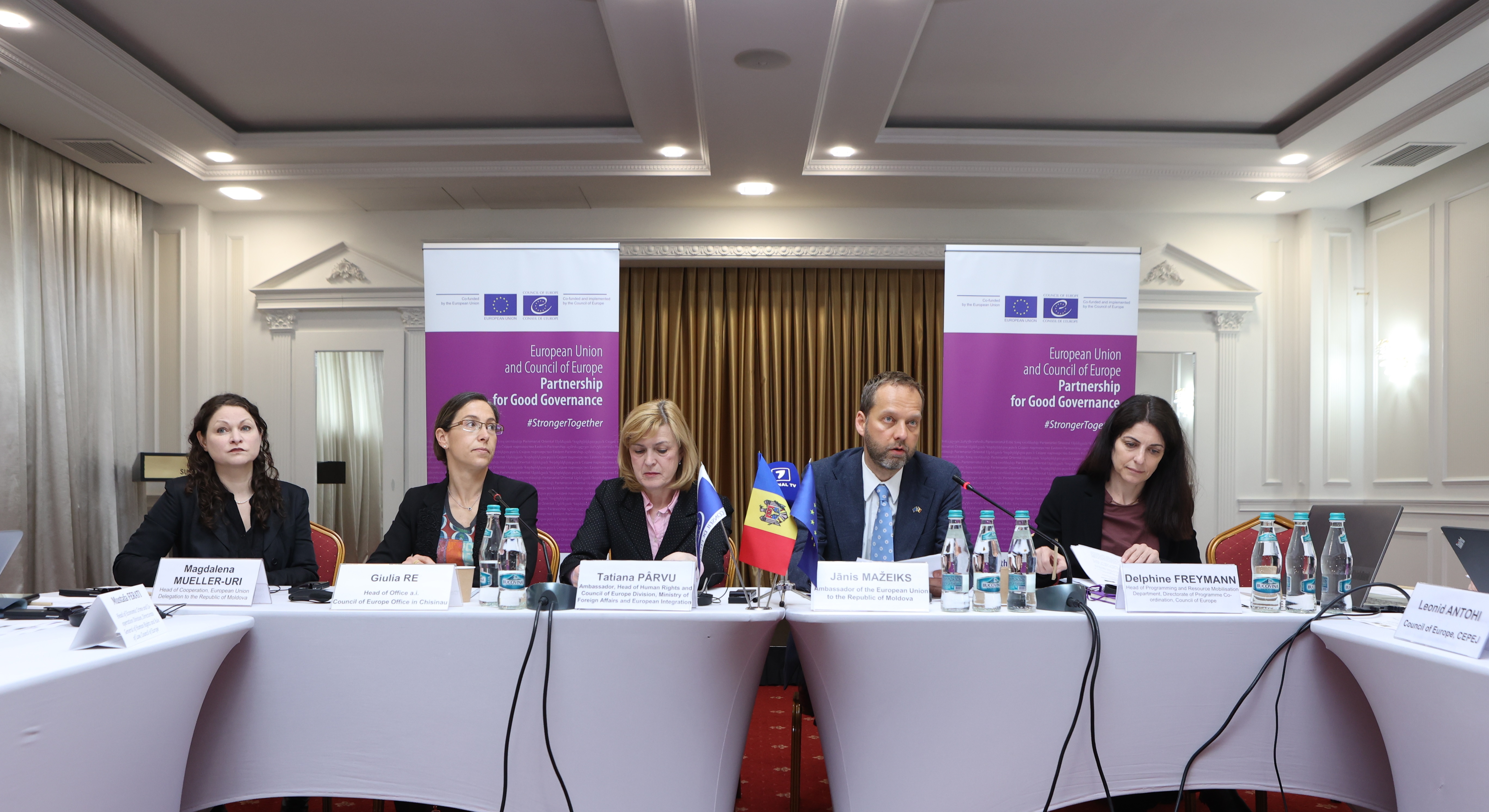 Noi proiecte comune pentru Republica Moldova au fost prezentate de Uniunea Europeană și Consiliul Europei în cadrul celei de-a treia etape a Parteneriatului pentru Buna Guvernare (2023-2027)