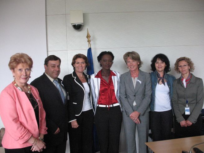 Council of Europe: Campaign against domestic violence: Valérie Létard and  Rama Yade take part to the colloquy on Domestic Violence.